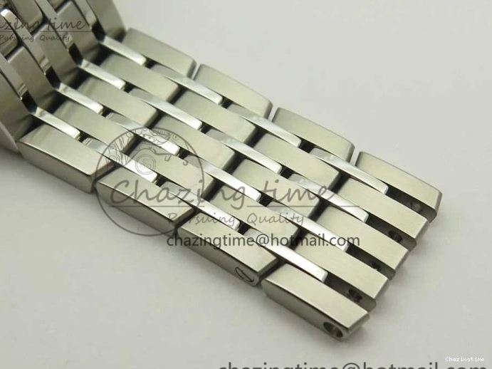 0403 De Ville Hour Vision 41mm SS VSF 1:1 Best Edition White Dial on SS Bracelet A8500 Super Clone Casual 7946